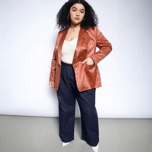 NWT - Wildfang - The Empower Tux Blazer - Terra Cotta
